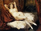 Female Nude Reclining on a Divan